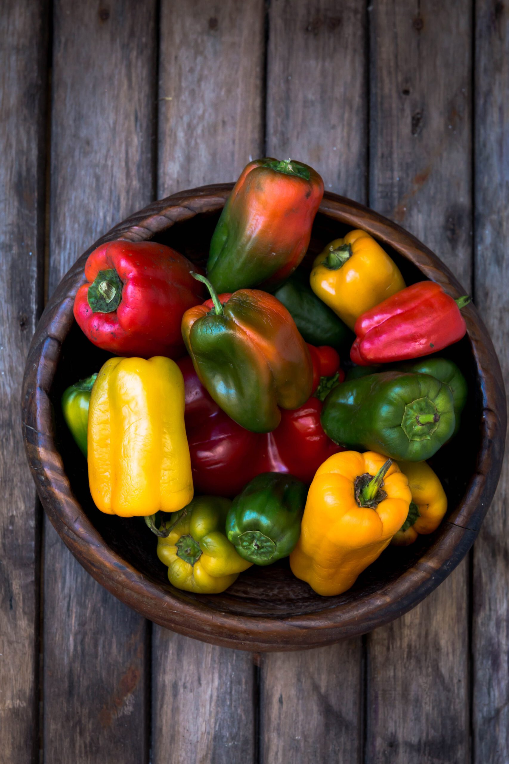 Pimientos de colores